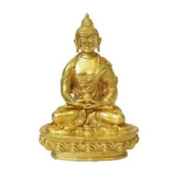  Gold Plated Buddha Statue