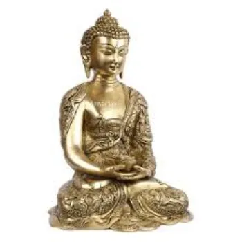  Gold Plated Buddha Statue