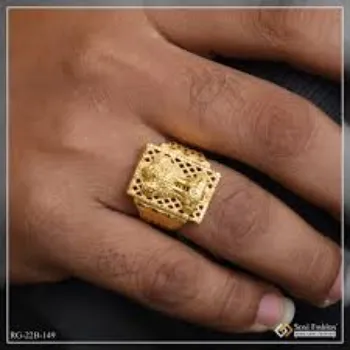 Ethnic Indian Wear Exports Gold Plated Ring