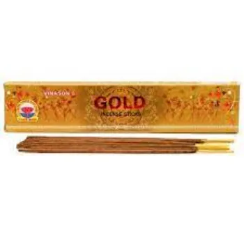  Natural Golden Incense Sticks