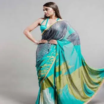 Gorgeous Multicolor Printed Saree