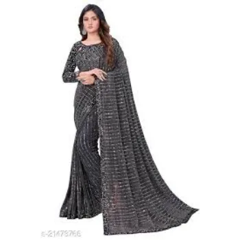 Elegant Look Graceful Designer Saree