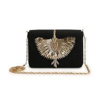 Graceful Golden Beaded Bags