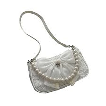 White Flower Design Handmade Ladies Purse