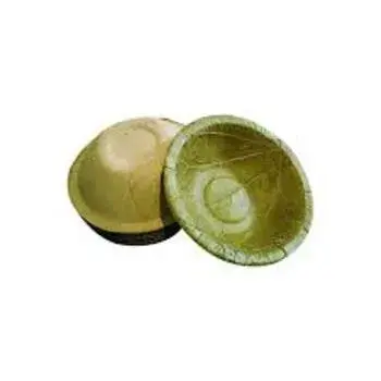 Hard Structure Green Leaf Bowls