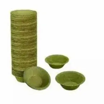 Fine Finish Green Leaf Bowls