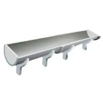 Metal, Half Round Pipe