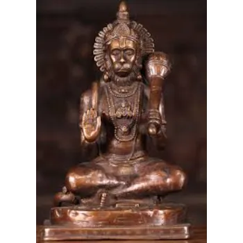 Exotic India Lord Hanuman Brass Statue