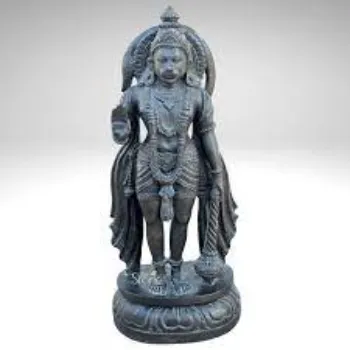  Black Stone Hanuman Statue