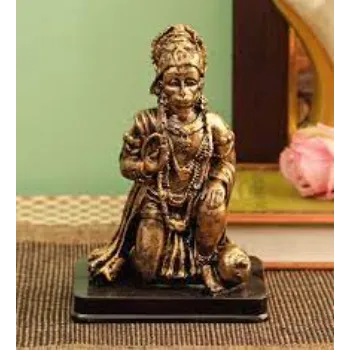  Golden Brass Hanuman Statue