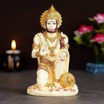  White Hanuman Statue