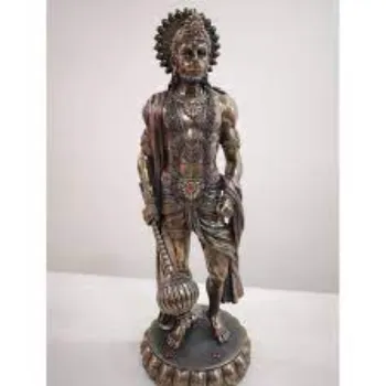  Black Stone Hanuman Statue