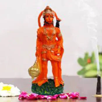  Red Hanuman Statue