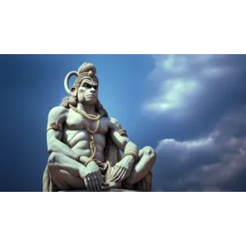 Stone Hanuman Statue