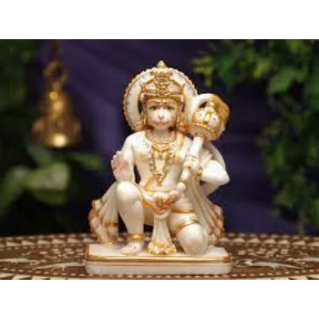  White Marble Hanuman Statue