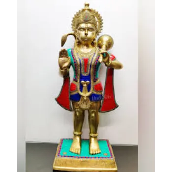  Hanuman Metal Statue