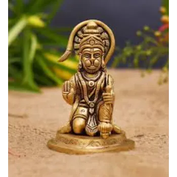  Yashvin Brass Hanuman Statue