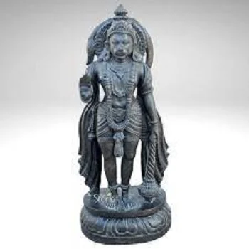 Black Marble Hanuman  Statue