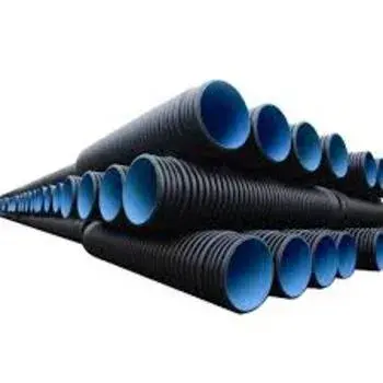 Polished, HDPE Double Corrugated pipe