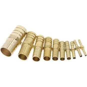 Hose Pipe Fittings Golden  Color
