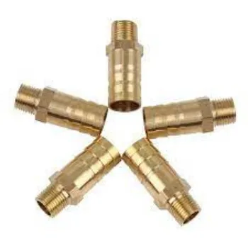Hose Pipe Fittings  Golden Color 