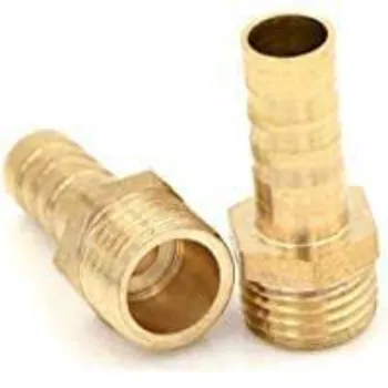 Hose Pipe Fittings Golden  Color 