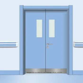 Coated Hospital Doors