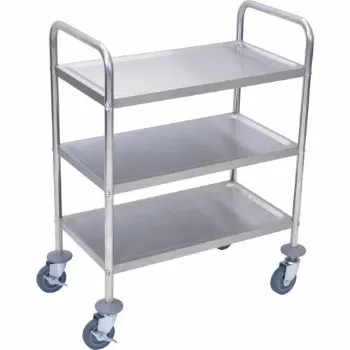 Polished Hospital Medical Trolley