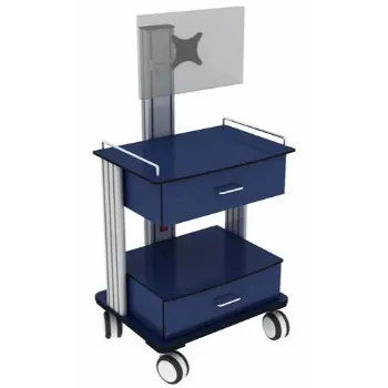Coated Hospital Medical Trolley