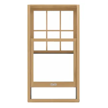 Coated Hung Window