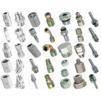 Hydraulic Tube Fittings Silver  Color 