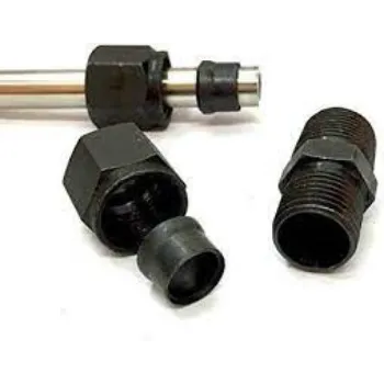 Hydraulic Tube Fittings Black Color 