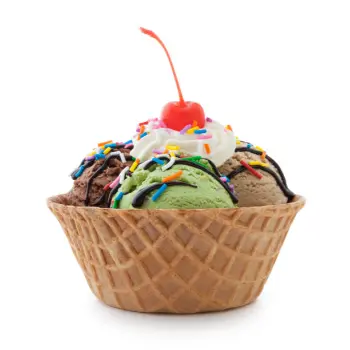 Plain & Printed Ice Cream Bowl