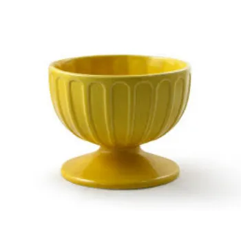 Yellow Ice Cream Cup