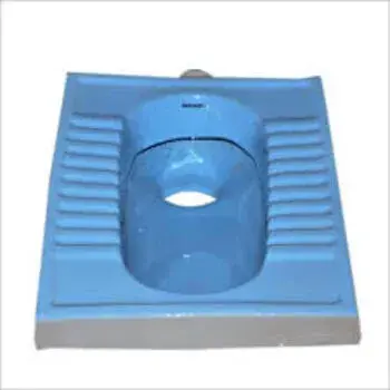 Blue Indian Toilet