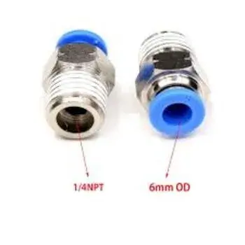 Silver Blue Instrumentation Tube Fittings