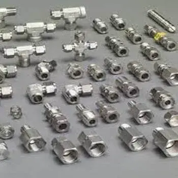 Polished Steel Instrumentation Tube Fittings
