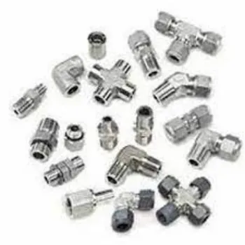 Instrumentation Tube Fittings  Silver  Color 