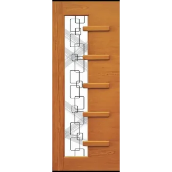 Coated Interior Glass Door