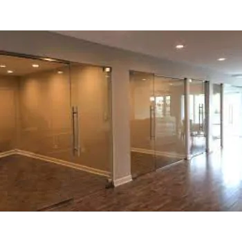 Plain Interior Glass Door