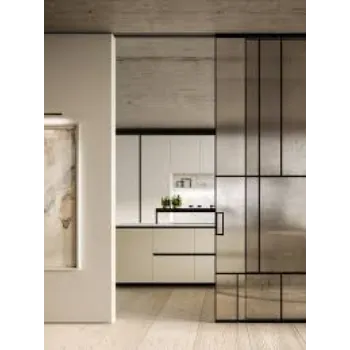 Polished Interior Glass Door
