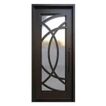 Powder Coated Fire Resistant Iron Door