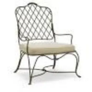 Long Lasting Iron Arm Chair