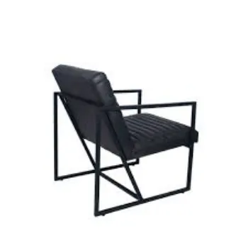 Polished Iron Arm Chair