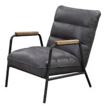 Polished Iron Arm Chair