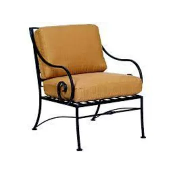 Polished Iron Arm Chair