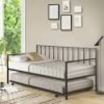 Polished Iron Bed