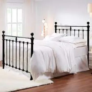 Polished Iron Bed