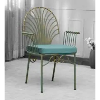Polished Iron Chair