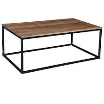Wood-Iron Coffee Table